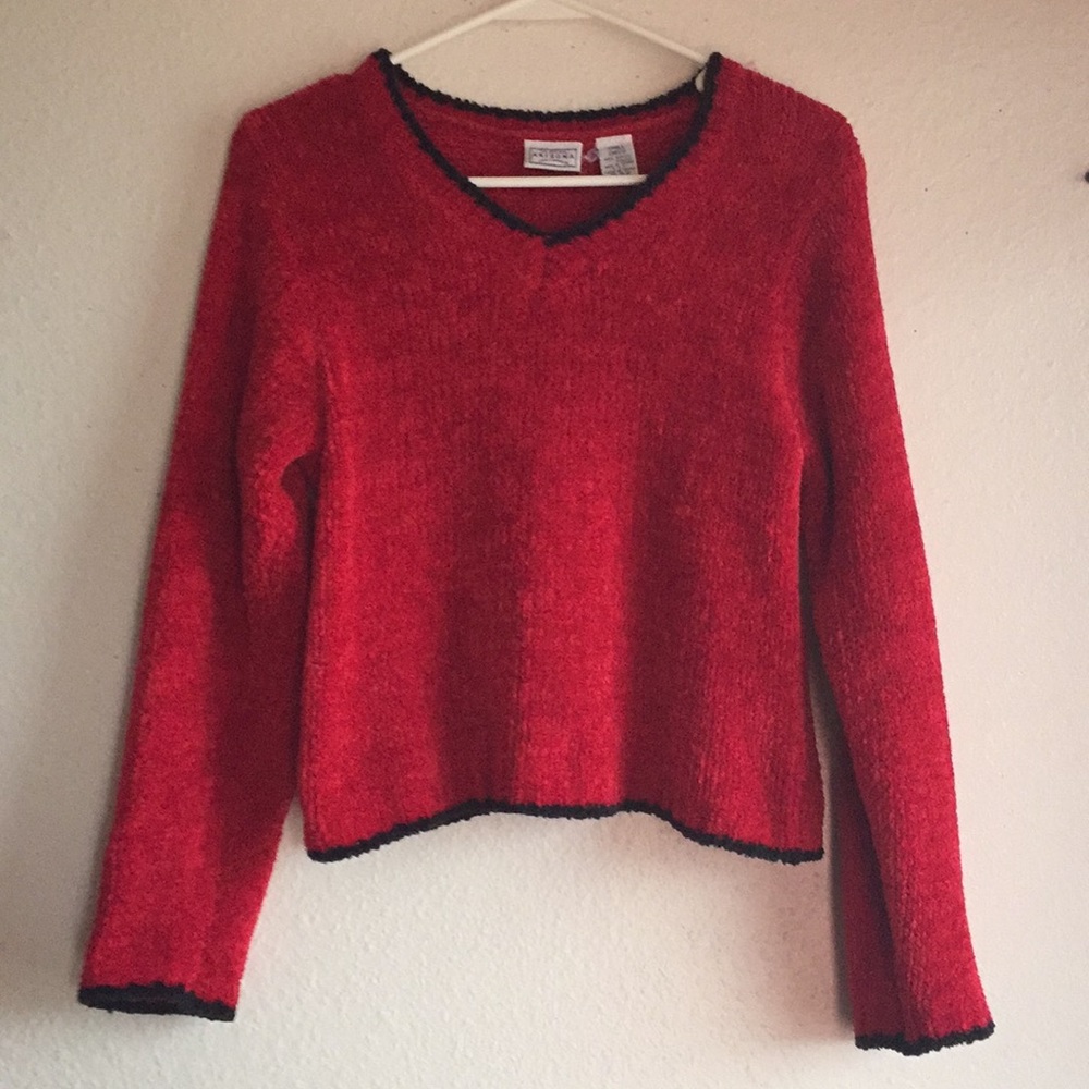 Original Arizona Jean Co. Red Long Sleeve Sweater
